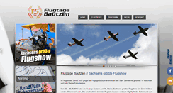 Desktop Screenshot of flugtage-bautzen.de